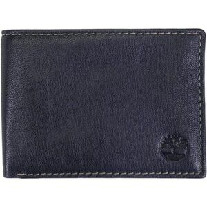 Men's Genuine Leather Rfid Blocking Passcase Security Wallet